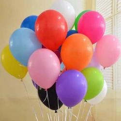 Balon latex warna doff ukuran 12 inch / balon karet warna warni