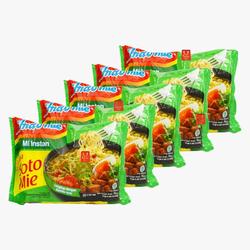 PAKET ISI 5 Indomie Kuah Rasa Soto Mie Plus Minyak Soto - 5pcs x 70gr