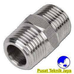 double nepel stainless steel 304 1 1/2"(inch)