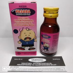 PASABA Cough and Flu (60ML) Obat Batuk dan Pilek untuk Anak