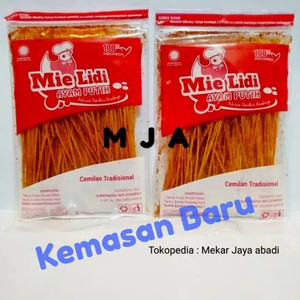 Mie Lidi Ayam Putih Varian Asin dan Pedas || Free Packing Bubble Wrap