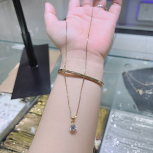 kalung emas model italy berliontin desi