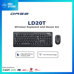 Oase wireless keyboard and mouse set