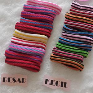 [Ecer] Ikat Rambut Garis Besar/Kecil (1 pcs)