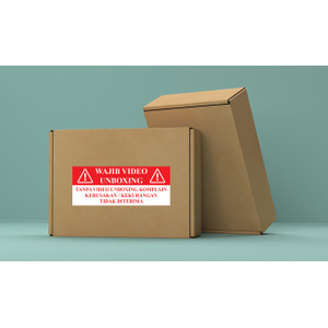 STIKER VIDEO UNBOXING NO MINIMUM ORDER