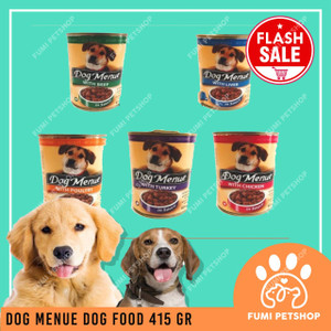 DOG FOOD MENUE IN SAUCE CAN 415 GR | MAKANAN ANJING