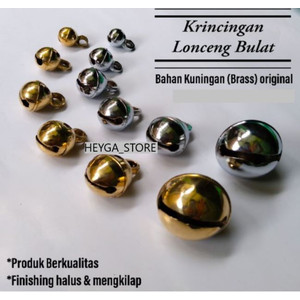 Klintingan Bel Lonceng Bulat Kuningan Gowok Kucing Anjing Gunung