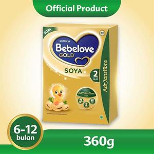 Bebelove Gold Soya 2 Formula Soya Bayi Bubuk 360 GR