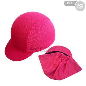 Cycling cap Topi sepeda Dryfit Pink All Size