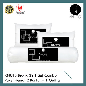 KNUTS Bronx Set Combo - Paket 2 Bantal + 1 Guling (3in1)