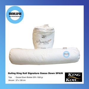 Guling King Koil Goose Down DB 20% 1500gr/Kingkoil Bolster Bulu Angsa