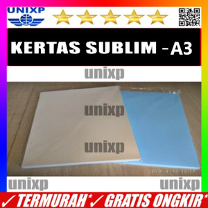 Kertas Sublim Paper Sublimation Transfer Paper Sublimasi Sublime A3