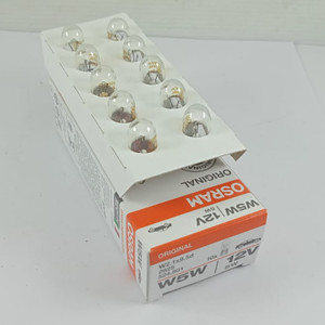OSRAM Bohlam T10 W5W 12V 5W Lampu Senja Kota Sein Tancap Colok Tusuk