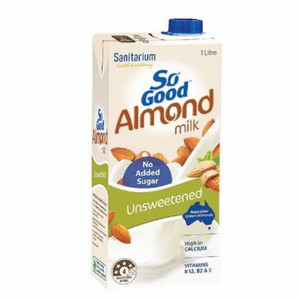 Almond Milk So Good Susu Almond Unsweetened 1 L