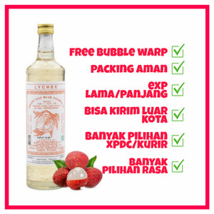 Syrup TJAMPOLAY rasa Lychee Oleh oleh Cirebon Sirup Leci