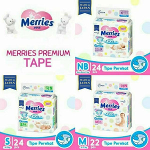Merries Premium Pants M28 L22 XL19 / Popok Celana M 28 L 22 XL 19