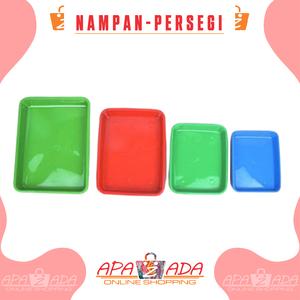 Apazada - Nampan Plastik Segi DX / Rectangular Tray / Food Tray Murah