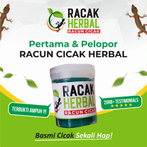 Racak Herbal Racun Cicak dan Tokek Paling Ampuh dan Cepat Membunuh