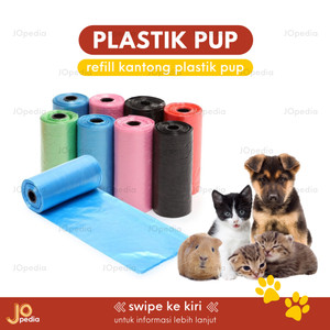 PLASTIK POOP Kantong Plastik Pup Kucing Anjing Refill Plastik Kotoran