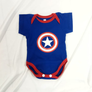 Baju hampers anak jumpsuit baby newborn jumper karakter CAPT AMERIKA