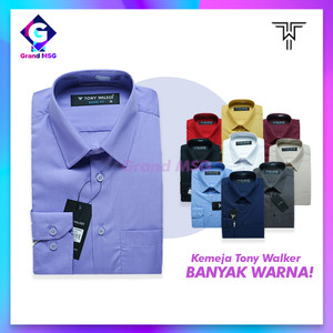 Kemeja Formal Pria Lengan panjang Merk Tony Walker Original RegulerFit