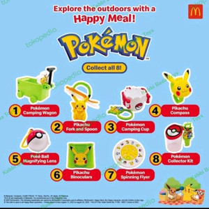 Mainan Happy Meal Mcdonald MCD Pokemon 2022