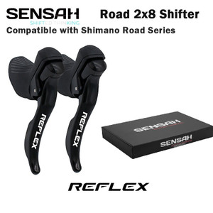 BRIFTER SHIFTER SENSAH REFLEX 2X8 SPEED BRIFTER SEPEDA ROADBIKE