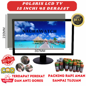 POLARIS 15 INCH 45 DERAJAT POLARISER POLARIZER LCD 15 INCH 45 DERAJAT