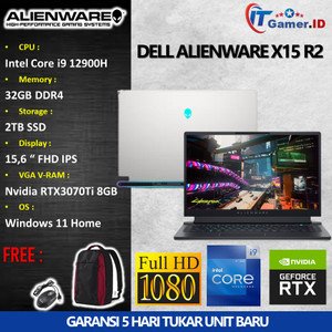 Dell Alieware X15 R2 i9 12900H RTX3070Ti 8GB | 32GB 2TB SSD 15,6" W11