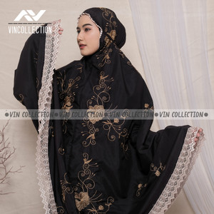 Mukena Dewasa Bordir Katun Renda Lestyana