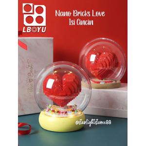 [STR88] Nano Bricks Love Isi Cincin