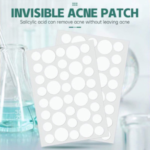 36Pcs Stiker Jerawat Transparan Invisible Acne Pimple Patch Sticker