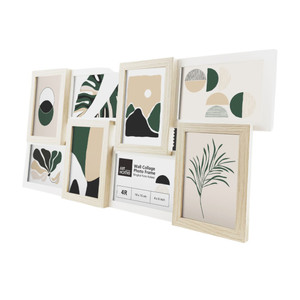 ARTHOME BINGKAI FOTO KOMPILASI FAMILY 8 FRAME - Oak White
