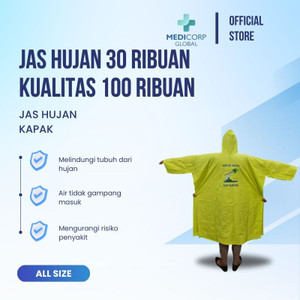 Jas hujan cap kapak anti badai pengendara motor / rain coat / raincoat