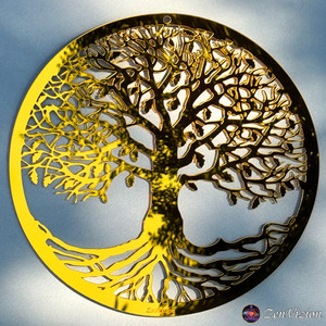 ZenVizion Pohon Kehidupan Tree of Life Dekorasi Dinding, Seni Dinding Geometri Suci, Simbol Yoga, Kotak Grystal, Dekorasi Meditasi, Dekorasi Spiritual, Pengingat Jiwa Wall Art Decor Decoration Hanging Meditaion Yoga Spiritual Sacred Geometry