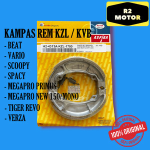 KAMPAS REM TROMOL KZL ASPIRA BEAT VARIO SCOOPY MEGAPRO TIGER VERZA