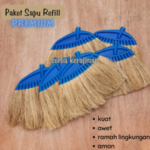 SAPU SABUT KELAPA HALUS / SAPU LANTAI REFILL / SAPU TERAS / SAPU RUMAH MURAH