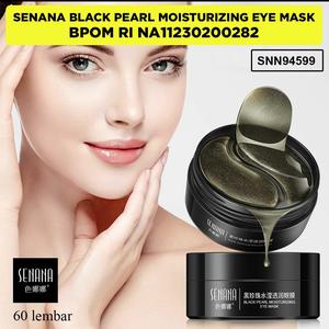 BPOM SENANA BLACK PEARL MOISTURIZING EYE MASK ISI 60 LEMBAR / MASKER MATA / PELEMBAB MATA