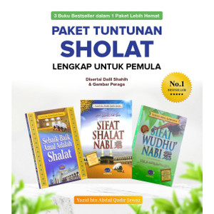 ORIGINAL Buku Paket Sifat Shalat dan Wudhu Nabi, Sebaik-Baik Amal Adalah Shalat Ust Yazid - Media Tarbiyah