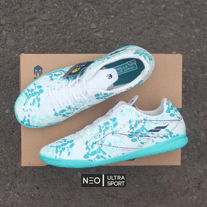Sepatu Futsal Mills Riyu In - Sepatu Futsal Original - Sepatu Futsal Mills - White Mint