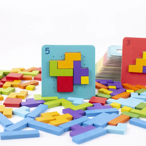 Mainan Kreatif Anak Quick Puzzle Menyusun Bentuk dan Warna