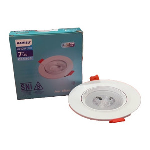 Kamisu Downlight Spot Led 3 Cahaya / 3 Tone (Kuning + Kuning muda + Biru)