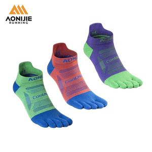Aonijie E4837 Running Toe Socks 3 PAIR - Kaos Jari kaki lari Sepeda - S