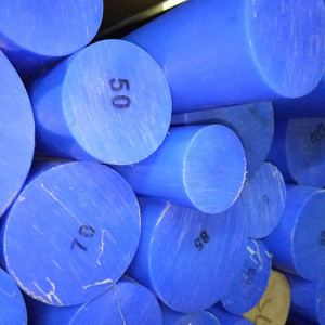 MC Nylon Blue Rod 180mm x 4cm / Nylon Biru Batangan