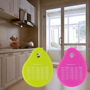 NP784 lucky Dough DIY Cake Bowl Scraper Baking Curved Edge Flexible Cu