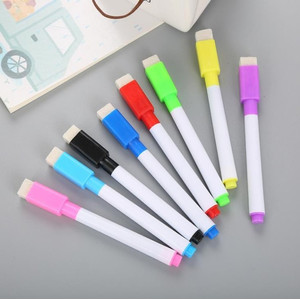 1 SET 8 PCS SPIDOL WIPE AND CLEAN 8 WARNA + PENGHAPUS busy book kids