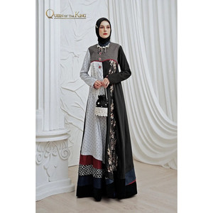 TUNEECA Gamis Evanthe - T-0423024 I Gamis Hitam Premium ORIGINAL