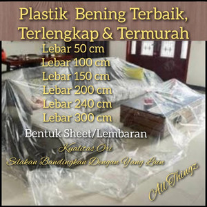 Plastik Tutup Furniture Penutup Bungkus Furnitur Sofa Kasur Lemari A
