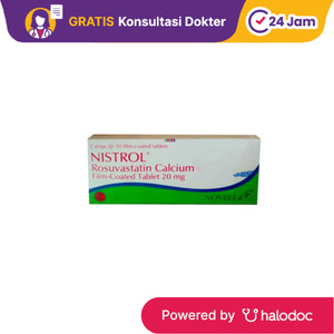 Nistrol 20 mg 10 Tablet - Obat Kolesterol - Halodoc