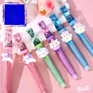 PENGHAPUS MEKANIK SLIDE MOTIF UNICORN CHUBBY 3D KAWAII FLUFFY CUTE